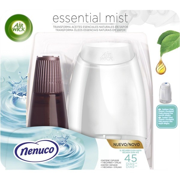 Air Wick Essential Mist ambientador Difusor + Recambio Nenuco
