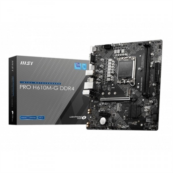 Msi placa base pro h610m-g ddr4 matx 1700
